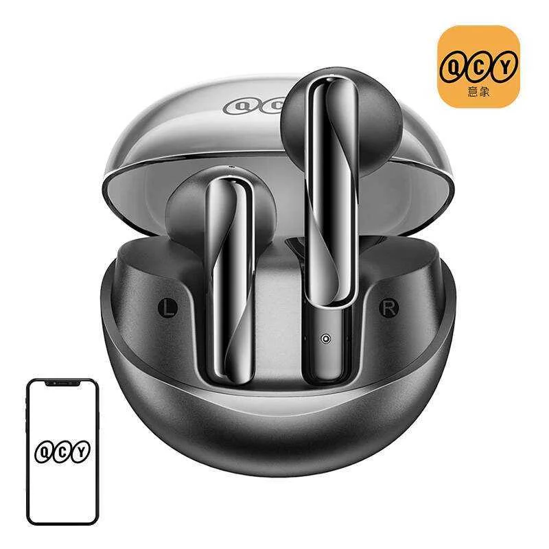 Auscultadores Tws Qcy Ailybuds Clear T32 (Preto)