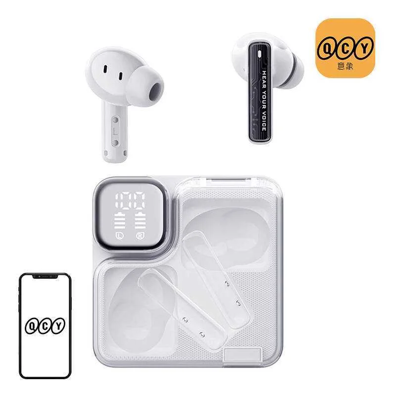 Auscultadores Tws Qcy Melobuds Neo T31 (Branco)