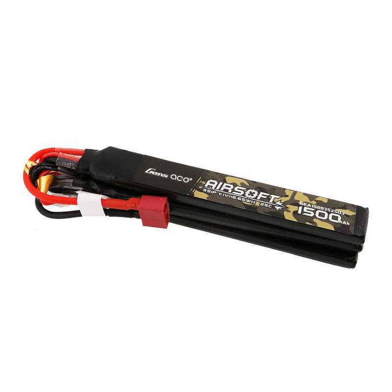 Gens Ace 25c 1500mah 3s1p 111v Nunchuck 3x Airso