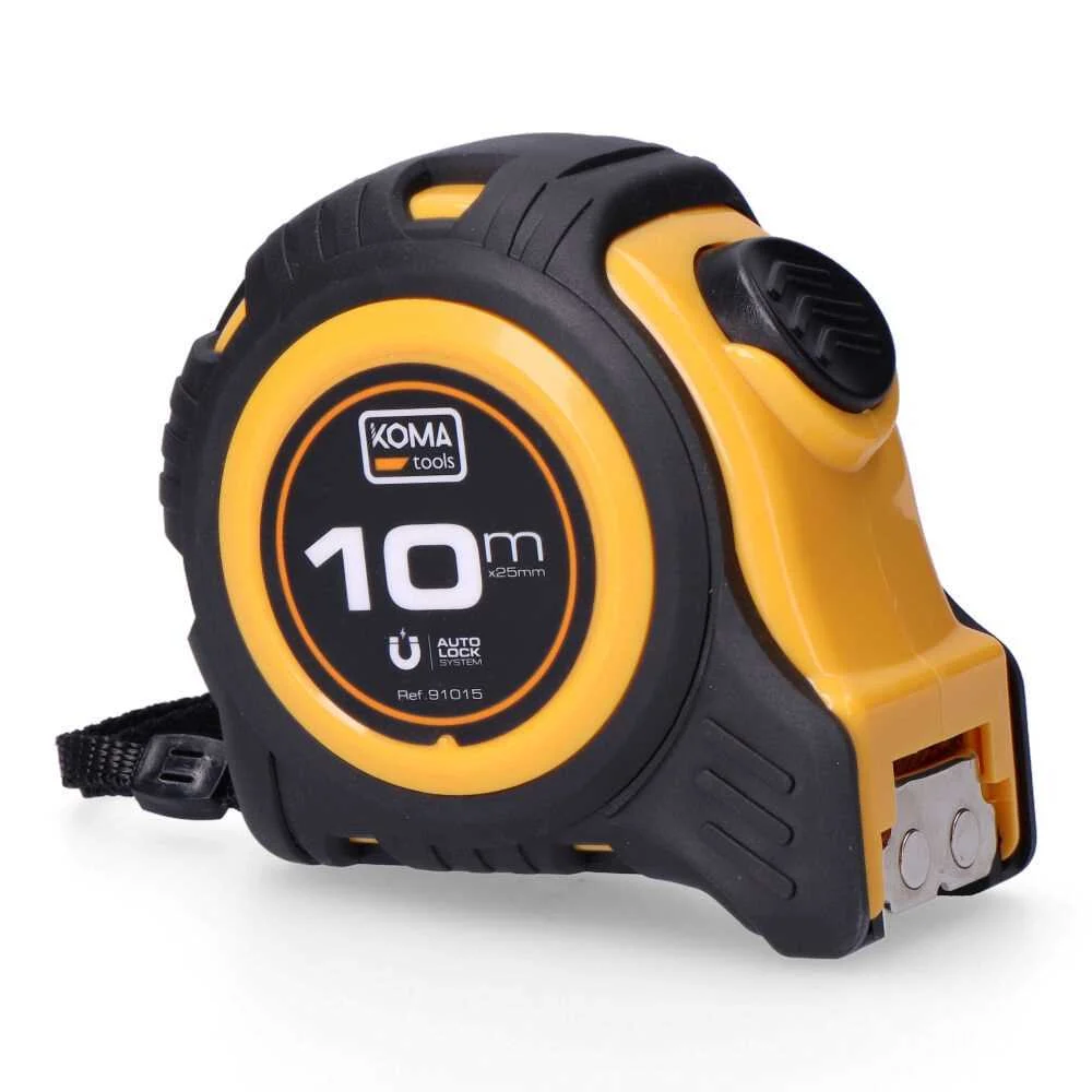 Fita M&eacute;trica 10m X 25mm Abs Magnet Koma Tools