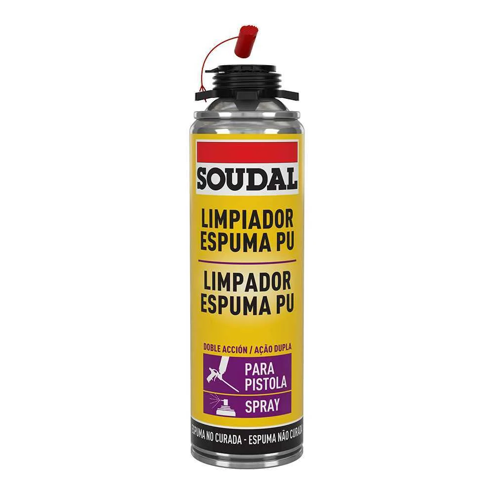 Marca: Soudal<br>aplicaci&oacute;n: Pistola<br>capacidad: 500 Ml<br>tipo: Limpiador de Espuma Fresca<br>apl