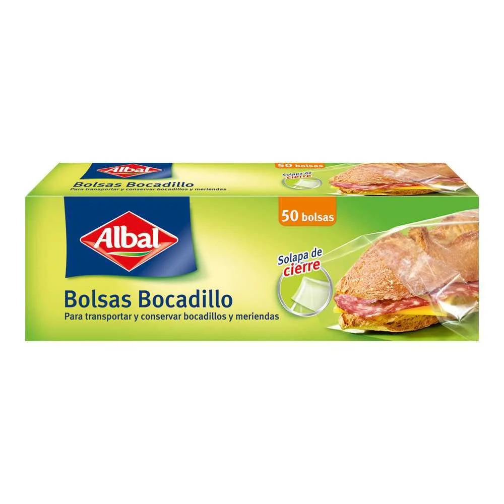 Sacos para Sandes Albal 50un