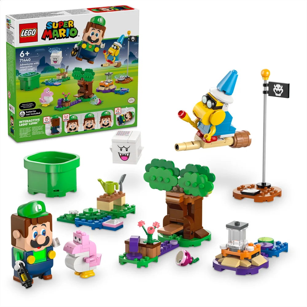 Lego Super Mario: Aventuras Interativas com o Lego Luigi | Idades 6+ | 210 Peças | Item 71440