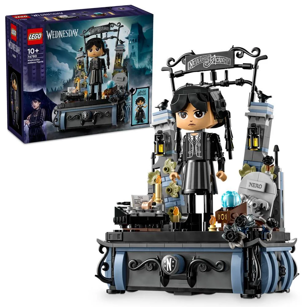 Lego Wednesday: Figura de Wednesday Addams | Idades 10+ | 702 Peças | Item 76780