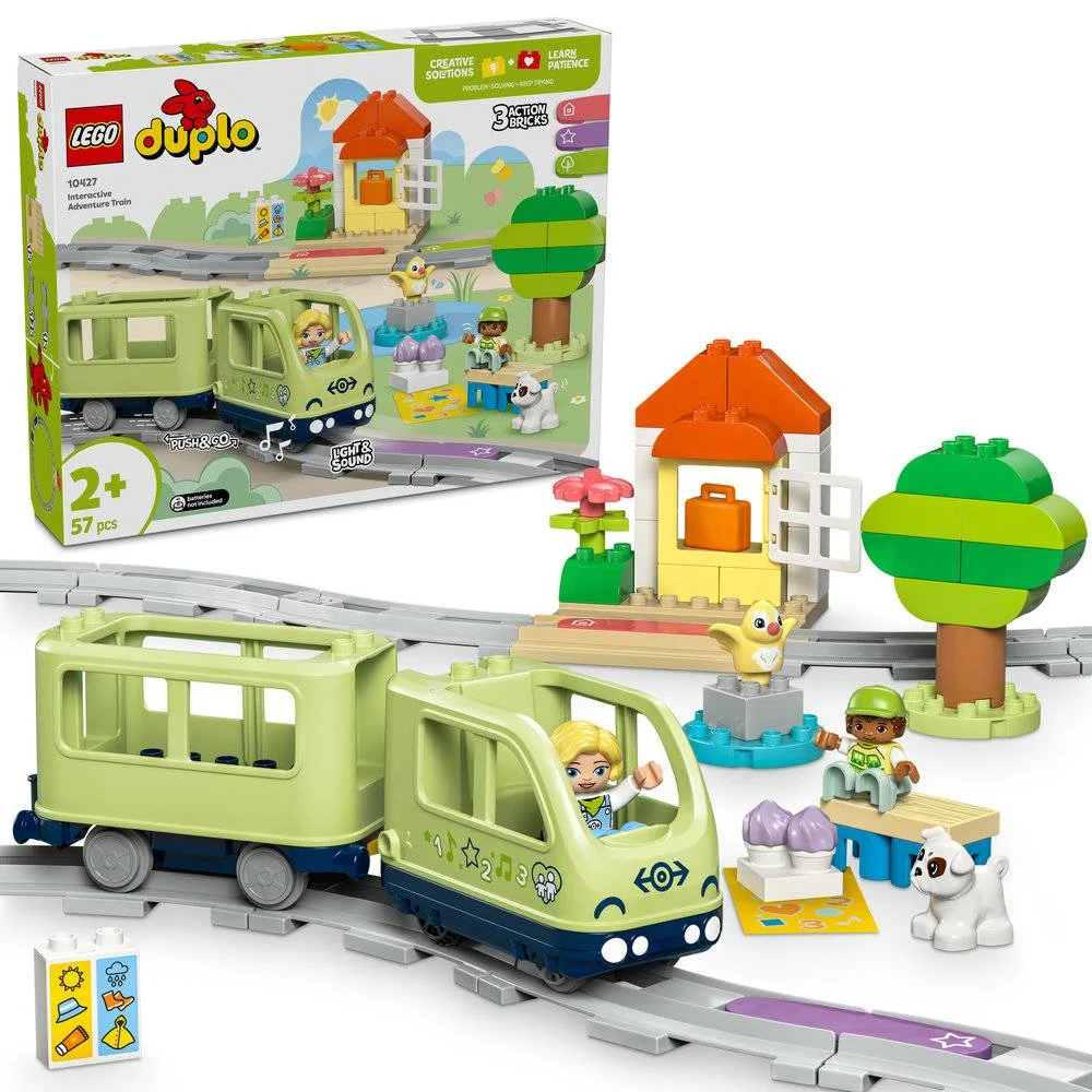 Lego Duplo Town: Comboio de Aventura Interativa | Idades 2+ | 57 Peças | Item 10427