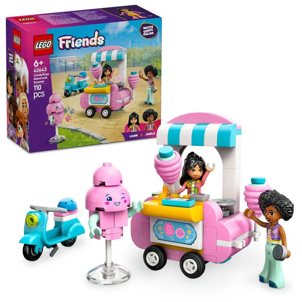 LEGO Friends: Barraquinha de Algodão-doce e Scoot.