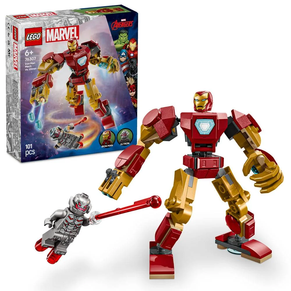 LEGO Marvel: Robô do Iron Man contra Ultron | Ida.