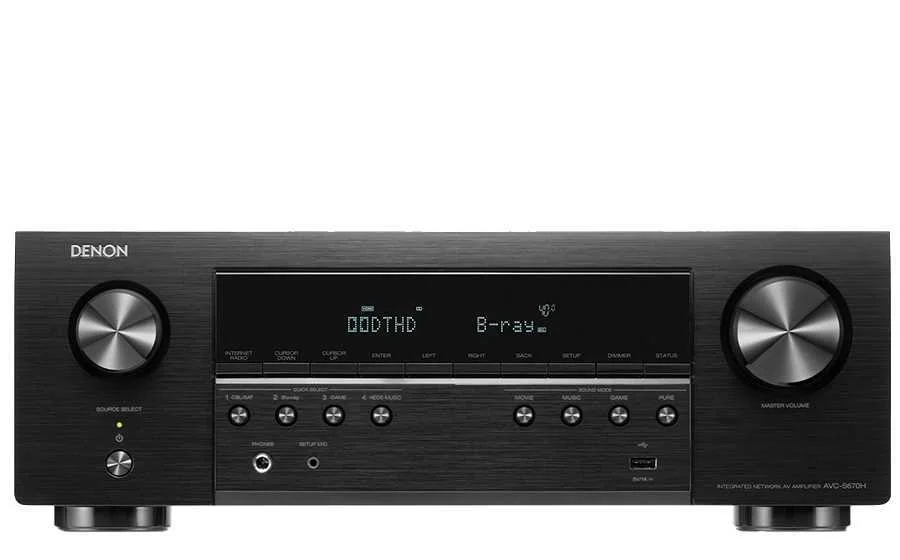 Receptor AVC-S670H Preto