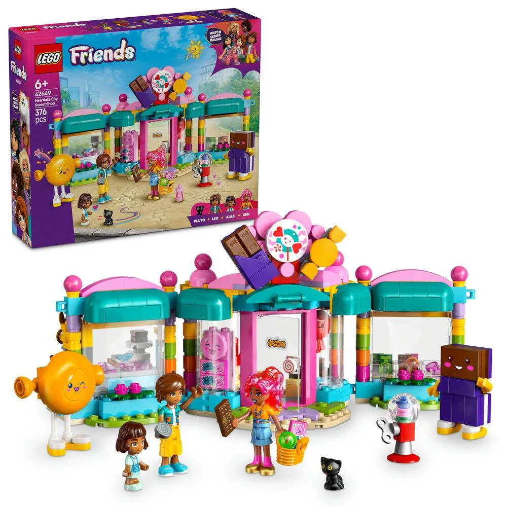 Lego Friends: Loja dos Doces de Heartlake City | Idades 6+ | 376 Peças | Item 42649