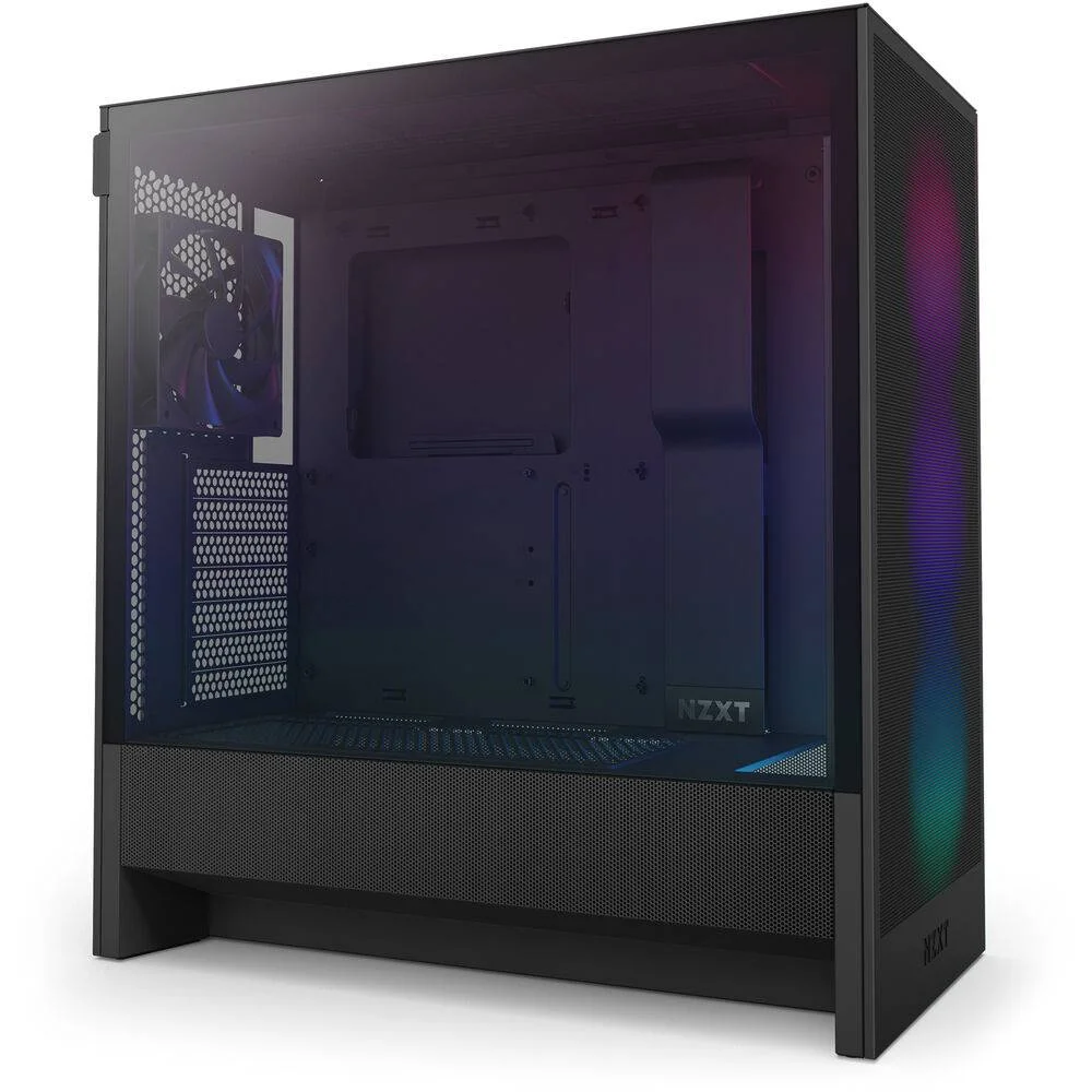Caixa Atx Nzxt H5 Flow RGB (2024) Vidro Temperado Preta