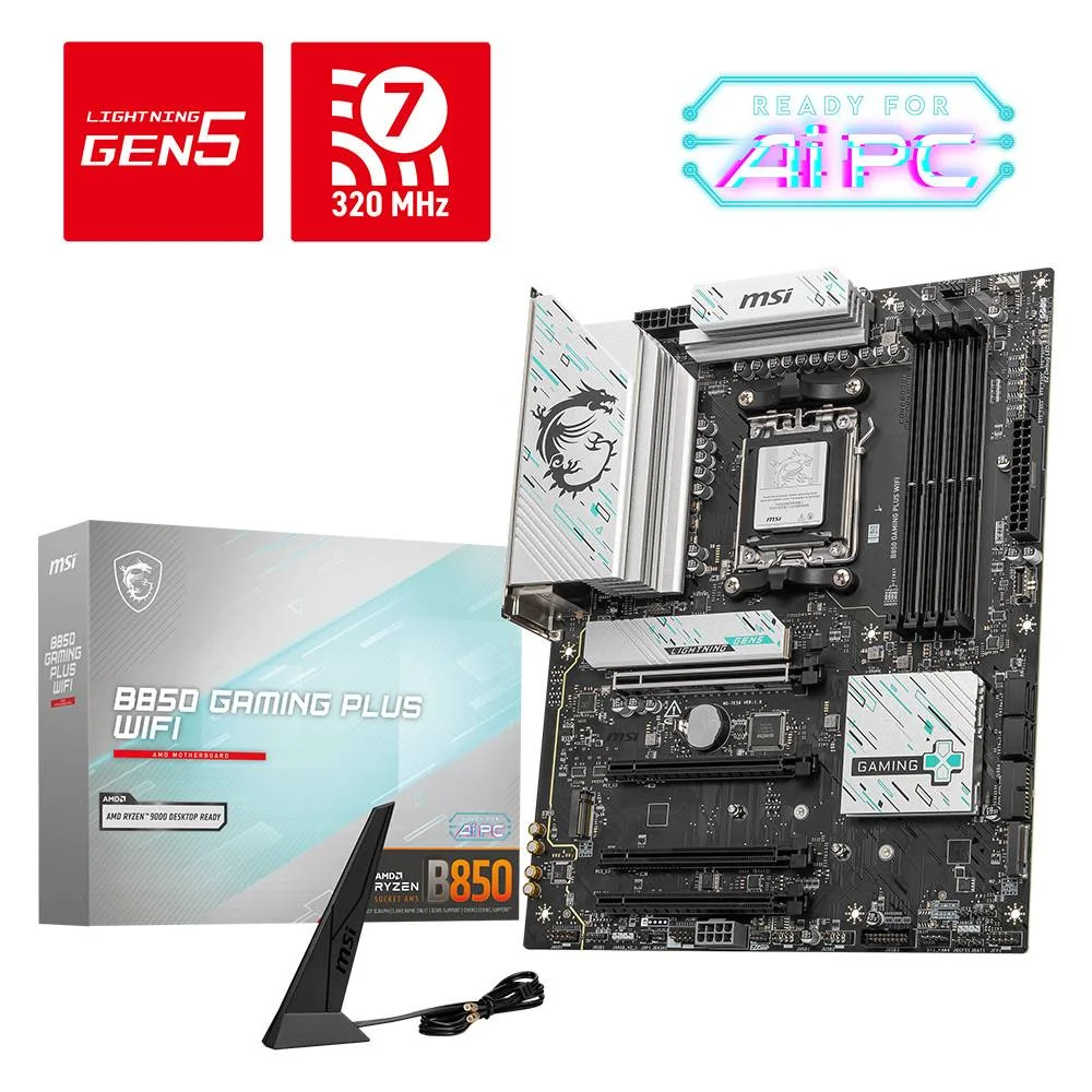 Motherboard Atx Msi B850 Gaming Plus Wifi Sktam5