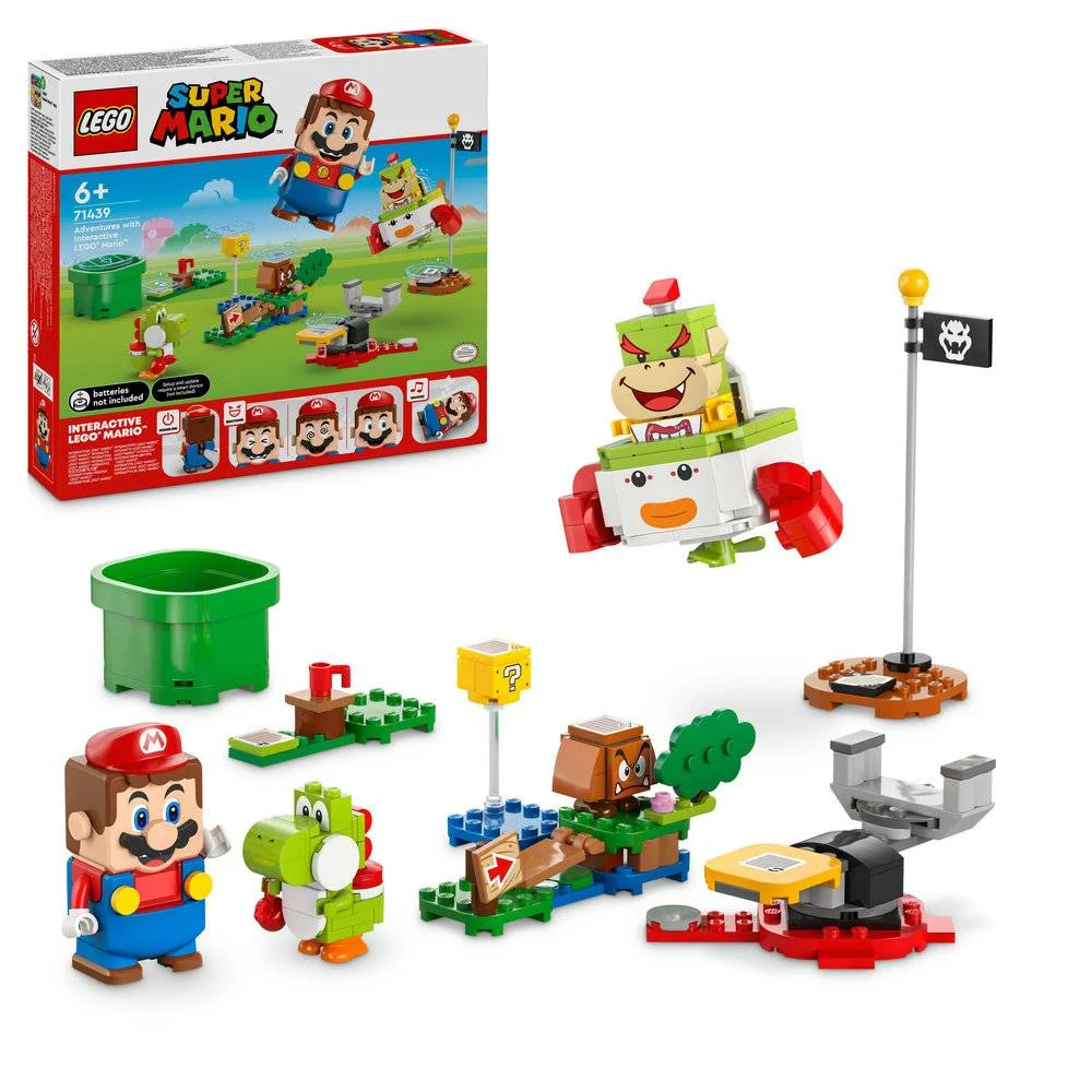 Lego Super Mario: Aventuras Interativas com o Lego Mario | Idades 6+ | 218 Peças | Item 71439