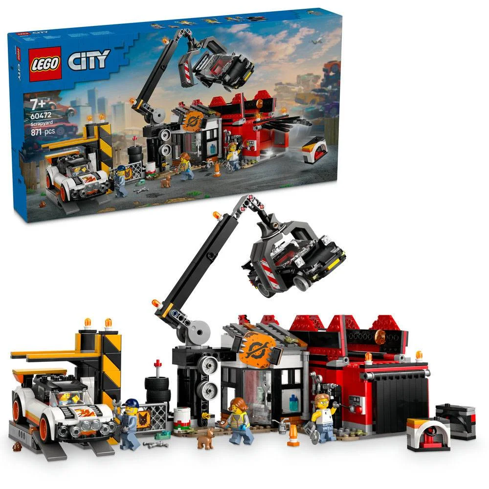 LEGO City: Ferro-velho com Carros | Idades 7+ | 8.