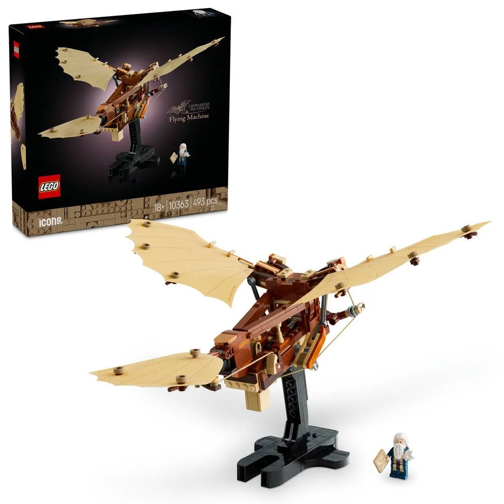 LEGO Icons: Máquina Voadora de Leonardo da Vinci .