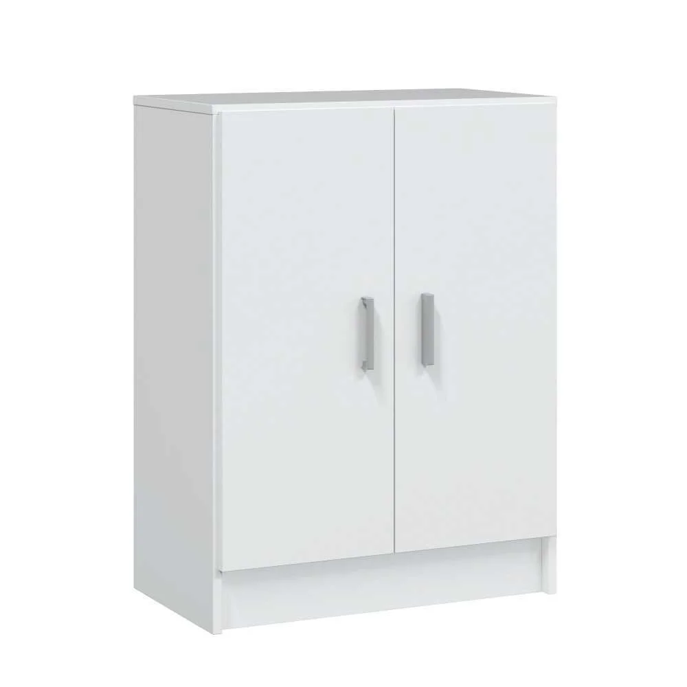 Armário multiusos, 2 portas, branco