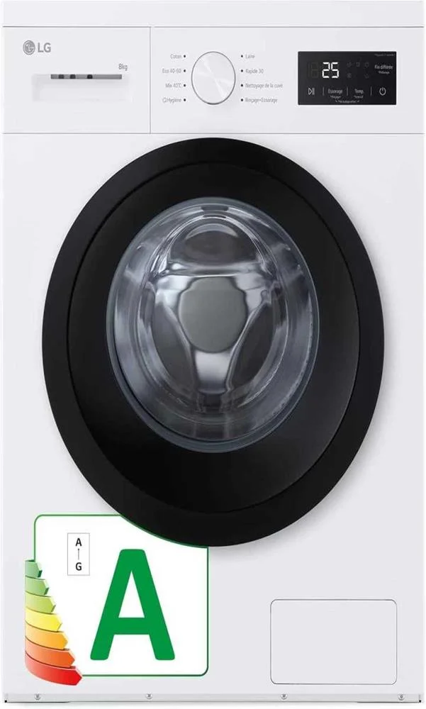 Máquina de Lavar Roupa Lg F4a10s8nwk 8kg 1400rpm Classe a