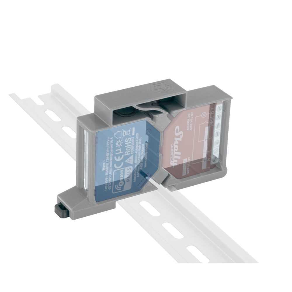 Double Din Rail Adapter For Shelly Plus, Gen3, Shelly Wave And Nous Retrofit Relays
