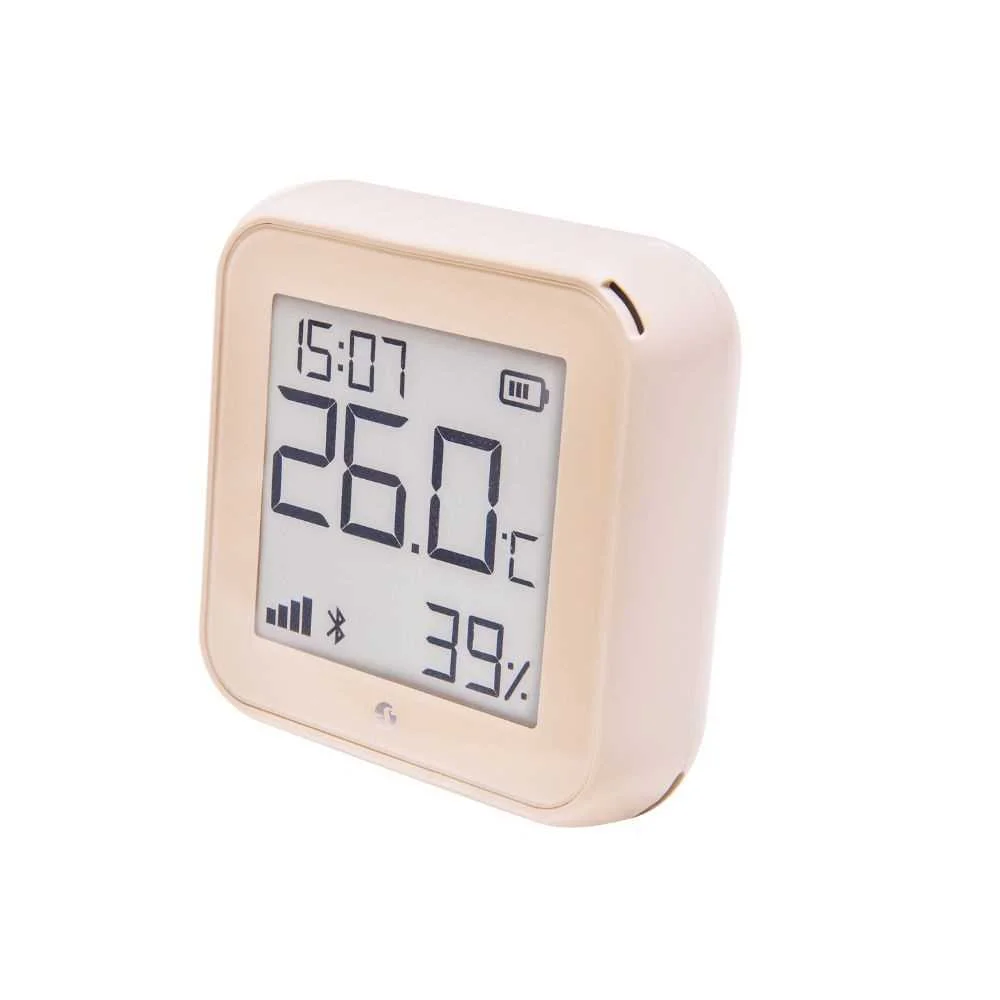 Shelly Plus Gen3 H&T Wi-Fi + Bluetooth Sensor de Humidade e Temperatura com Ecr? E-Paper (Mocha)