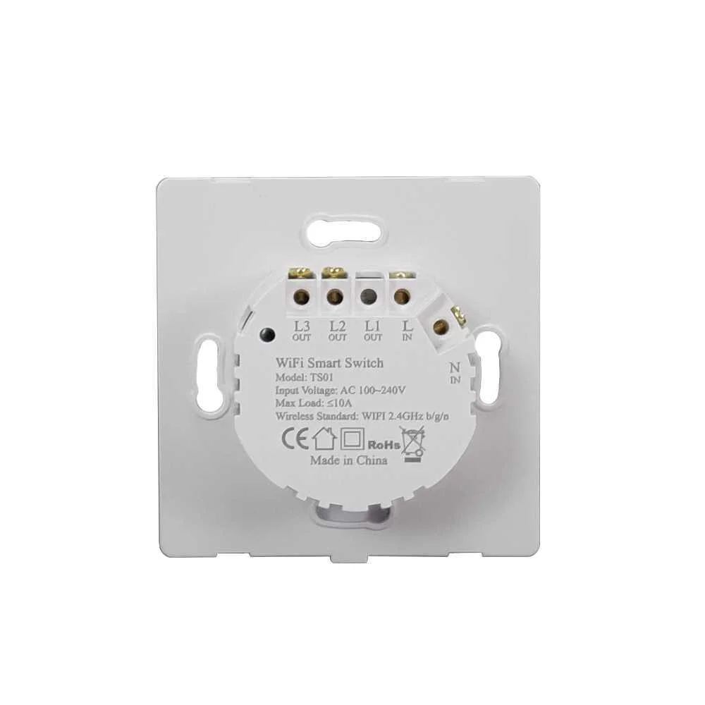 Smartwise T61 Uni Wi-Fi + Ewelink-Remote, Interruptor de Parede Inteligente de 1 Gang com Cablagem U
