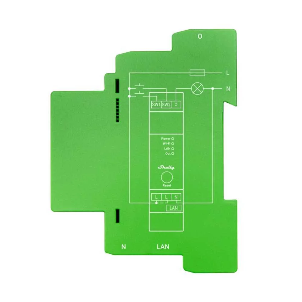 Shelly Pro Dimmer 1pm Wifi + Ethernet Interruptor.