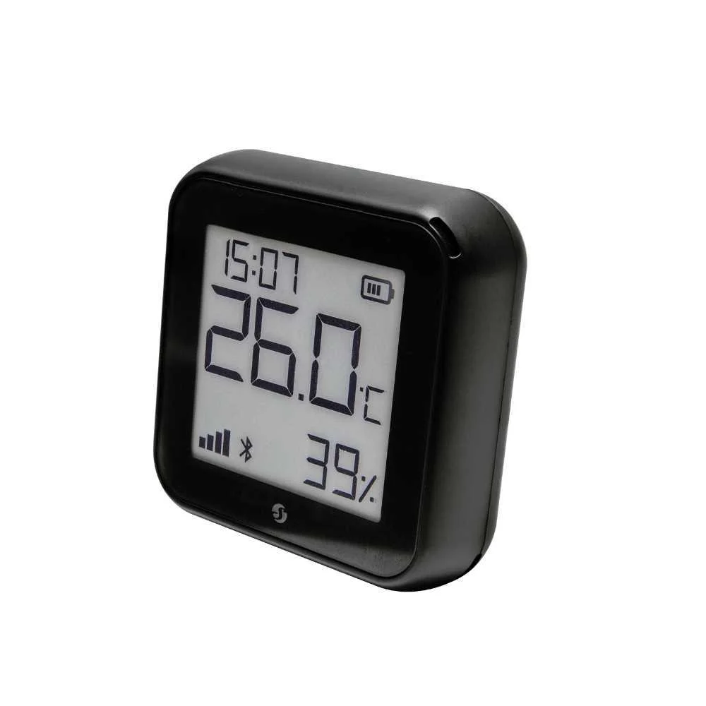 Shelly Plus Gen3 H&T Wi-Fi + Bluetooth Humidity And Temperature Sensor With E-Paper Display (Black)