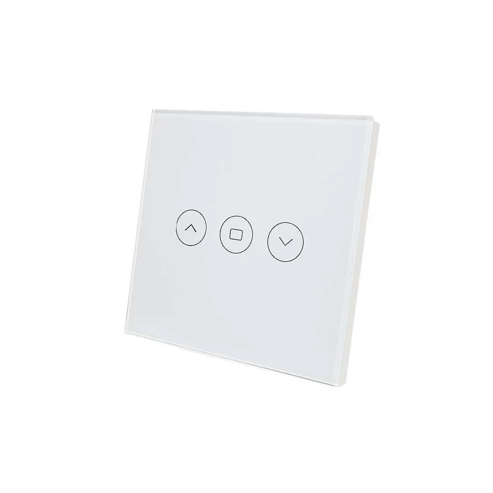 Smartwise Roller Shutter / Shader / Curtain Smart Switch, Ewelink Compatible, With White Touch Glass