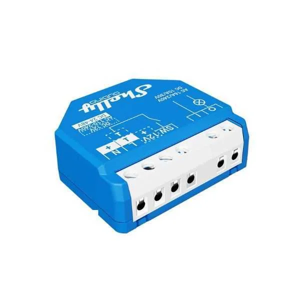 Shelly Qubino Wave 1 Smart Relay With 1-Gang, With Z-Wave Protocol