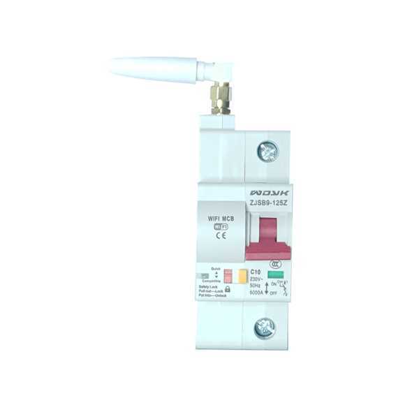 Mini disjuntor inteligente Wi-Fi Wdyk Mcb 10a 1p .
