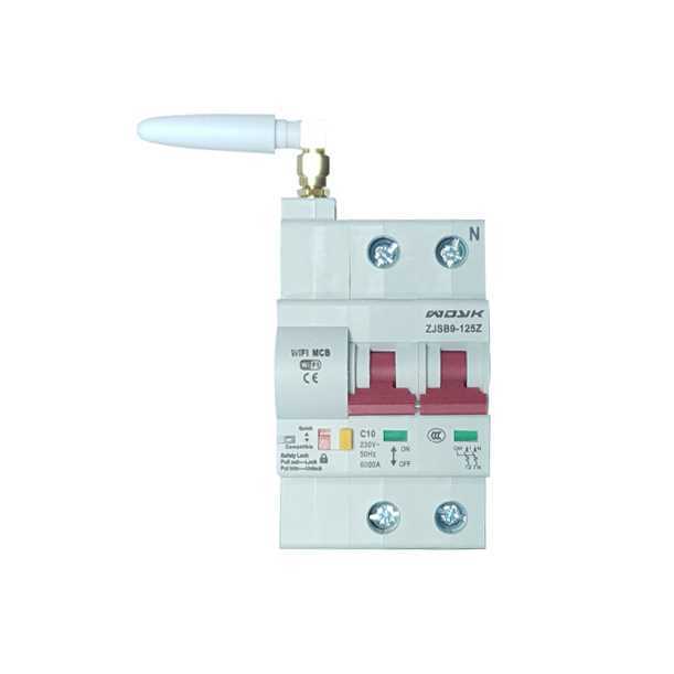 Mini Disjuntor Inteligente Wi-Fi Wdyk Mcb 10a 2p (10a, 1p+1n)