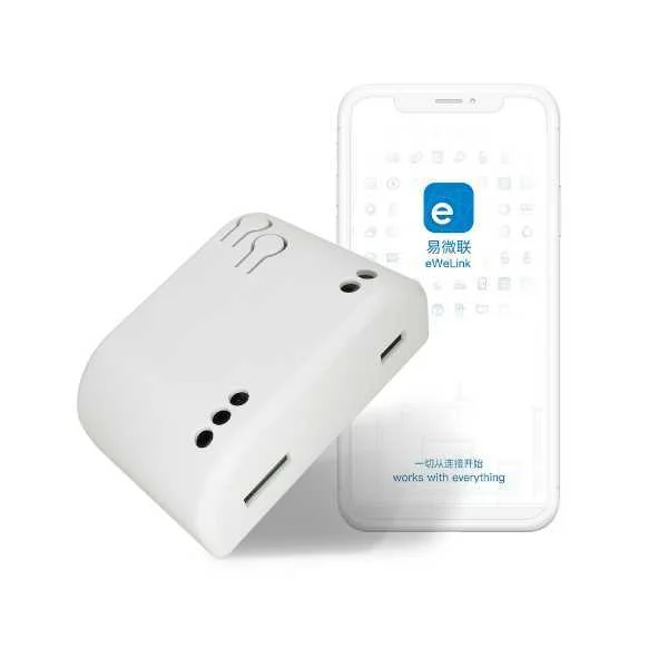 Caixa para relés Smartwise 5v-32v 1-Gang