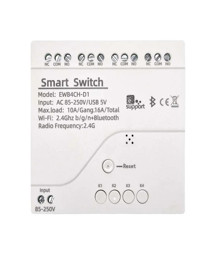 Smartwise 85v-250v Ac Wi-Fi + Ewelink-Remote Inte.