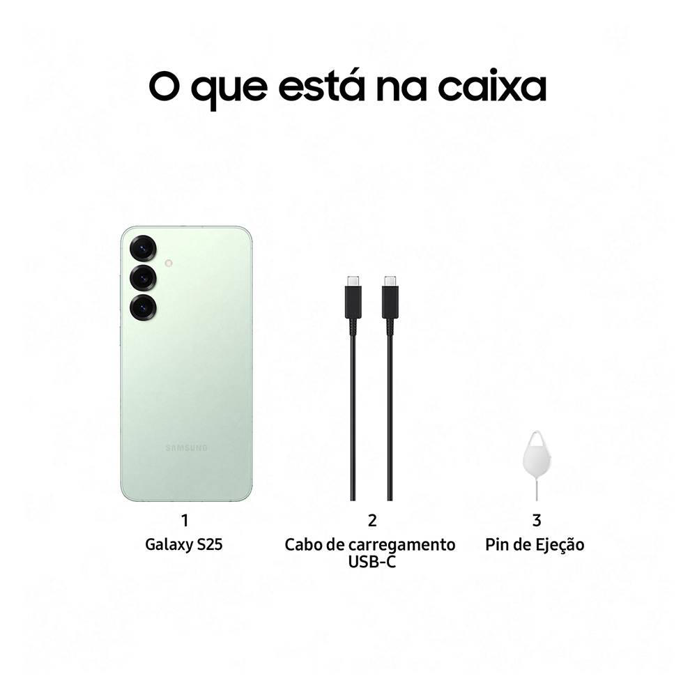 Smartphone Samsung Galaxy S25 5g 12/512gb Menta