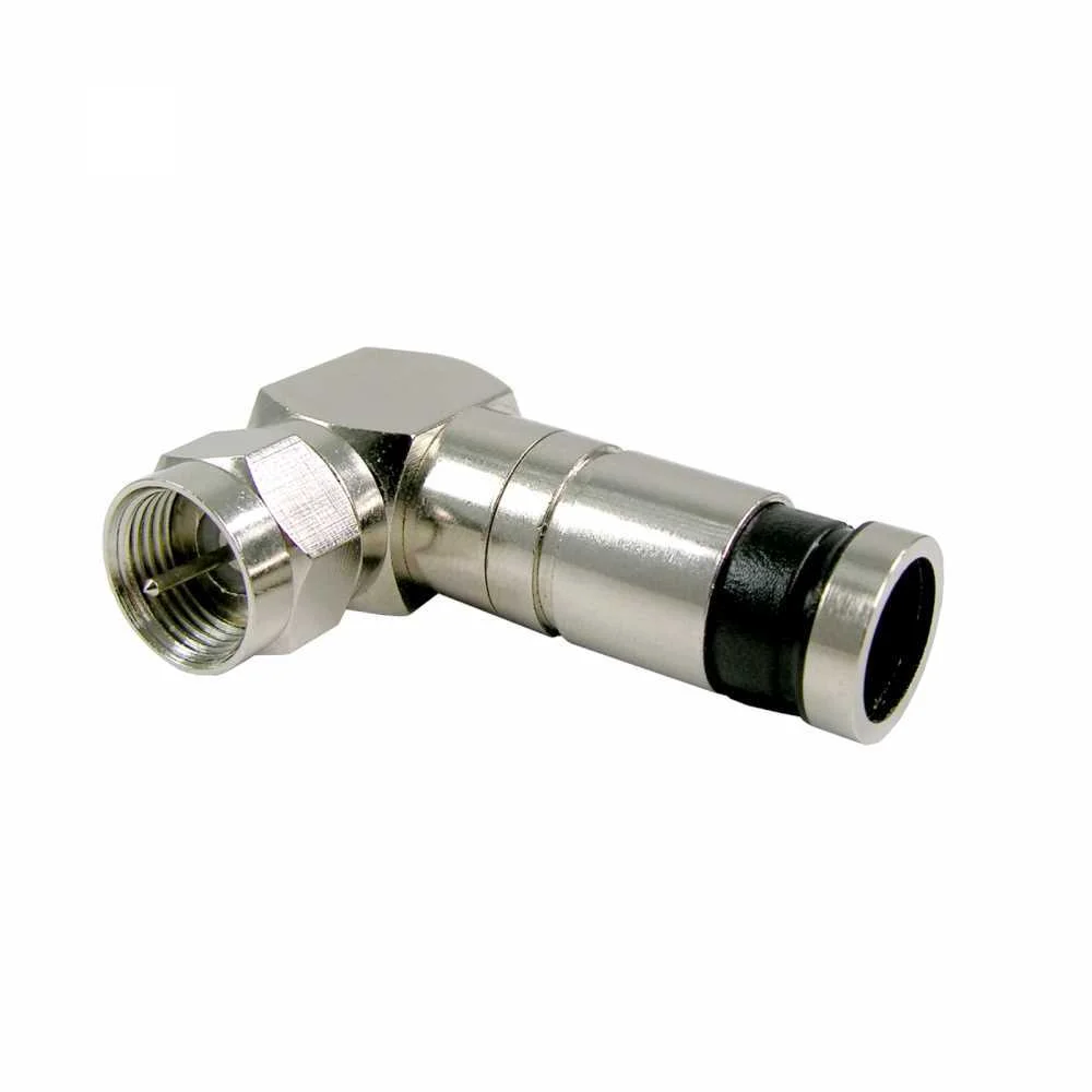 Conectores Compressão Rg6 Curva (Roscar) - Daxis