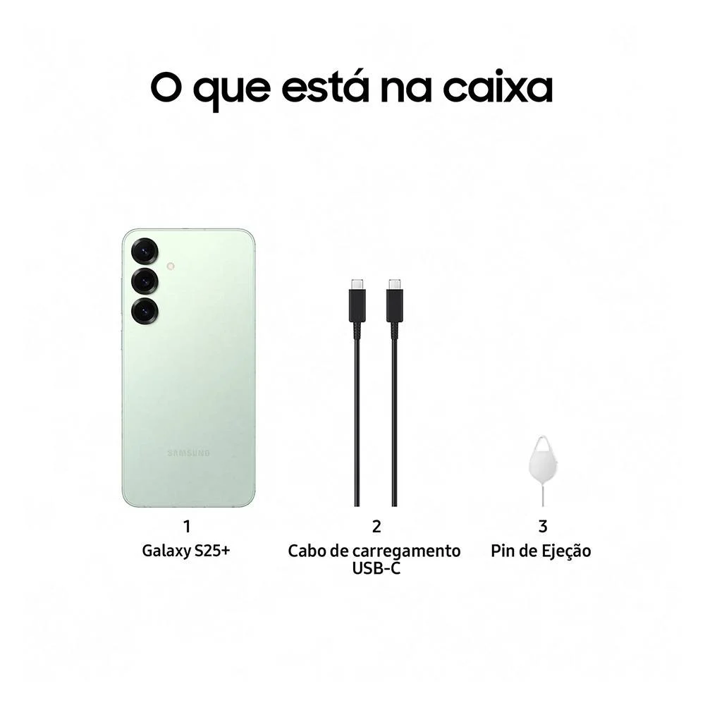Smartphone Samsung Galaxy S25+ 5g 12gb/512gb Menta