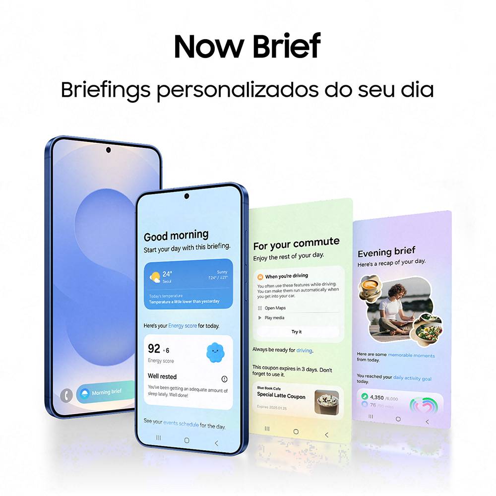 Smartphone Samsung Galaxy S25+ 5g 12/256gb Azul Gelo