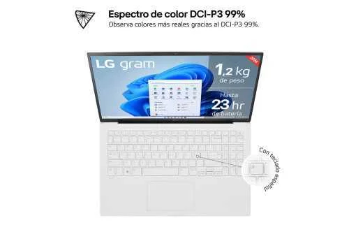 Lg Gram de 15 Pulgadas Laptop Ligero de 16gb RAM .