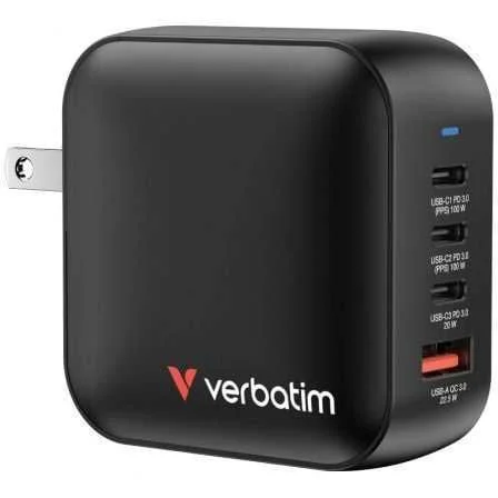 Cargador de Pared Universal Verbatim Mini Gan Wal.