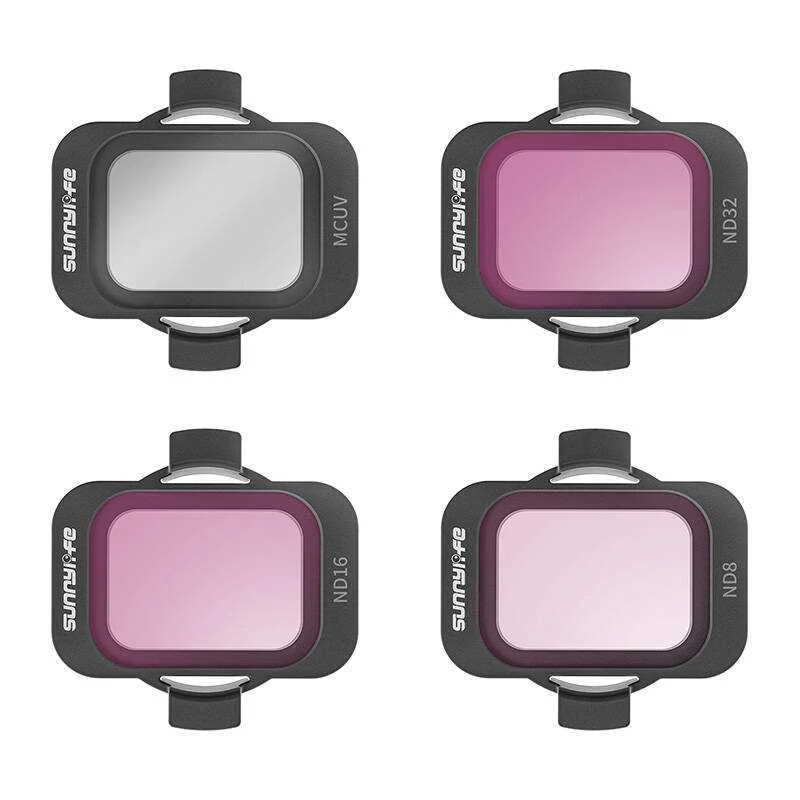 Set Of 4 Filters Sunnylife Mcuv, Nd8/16/32 For Dji Avata 2