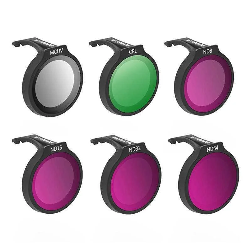 Sunnylife Set Of Six Filters For Dji Neo Mcuv+Cpl+Nd8+Nd16+Nd32+Nd64