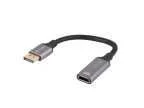 Adaptador Lanberg 8k Displayport Macho/Hdmi Hembr.