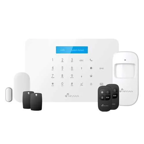 Kit de Alarme Nivian Smart - Teclado Táctil e Lei.