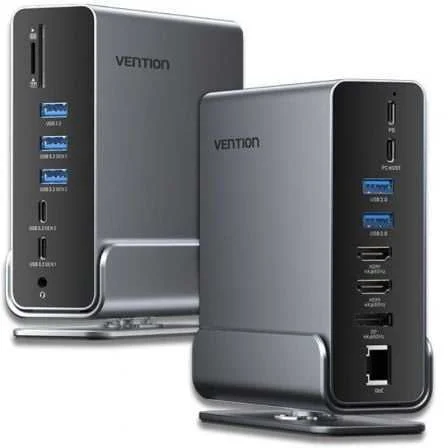 Docking Usb Tipo-C Vention Tpuh0/ 2xhdmi/ 1xdispl.