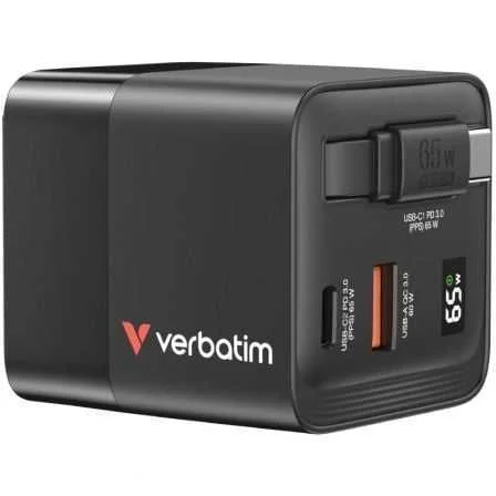 Cargador de Pared Universal Verbatim Gan Charger/.