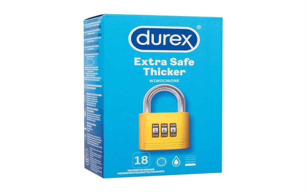Condoms Extra Safe Thicker  18pc