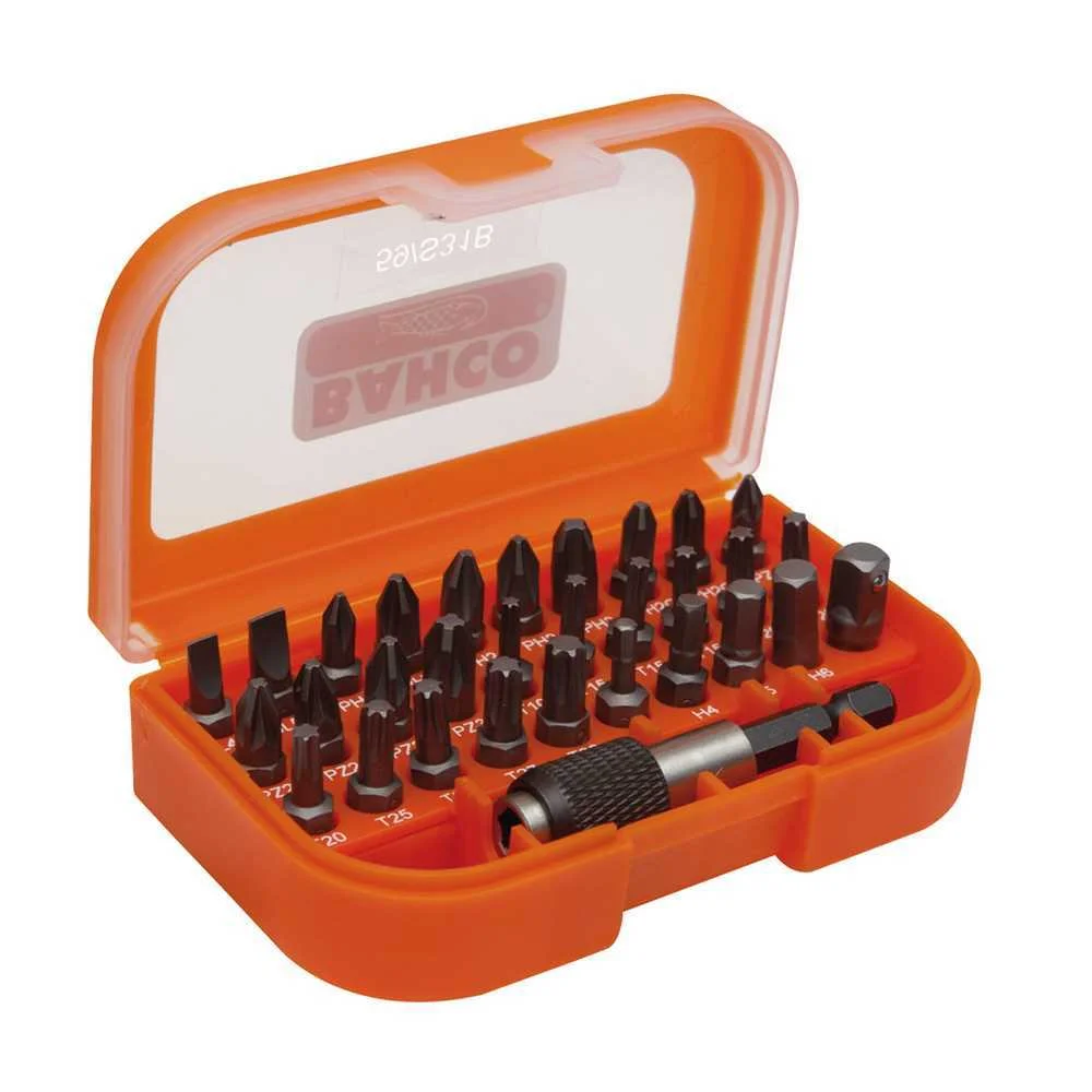 Brocas de acionamento de 1/4", conjunto de 31 peç.