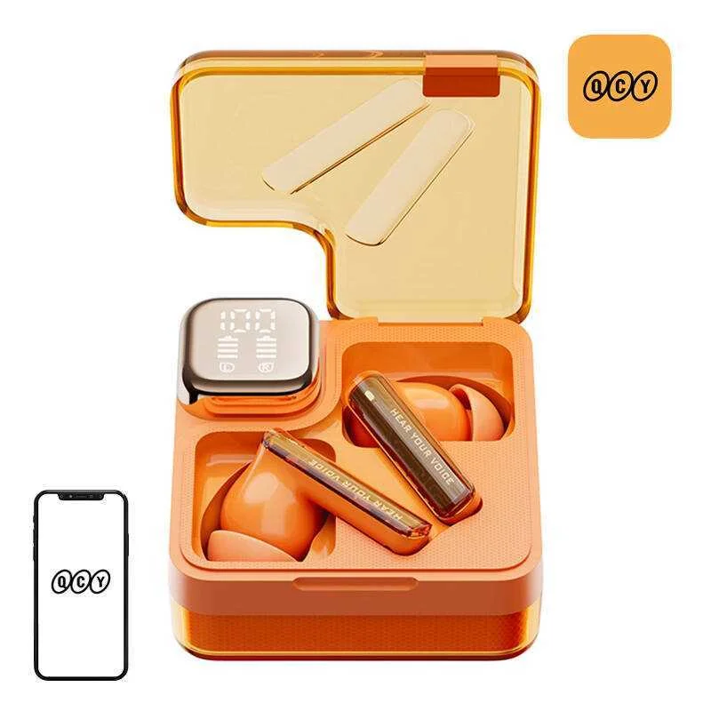 Tws Qcy Melobuds Neo T31 Headphones (Orange)