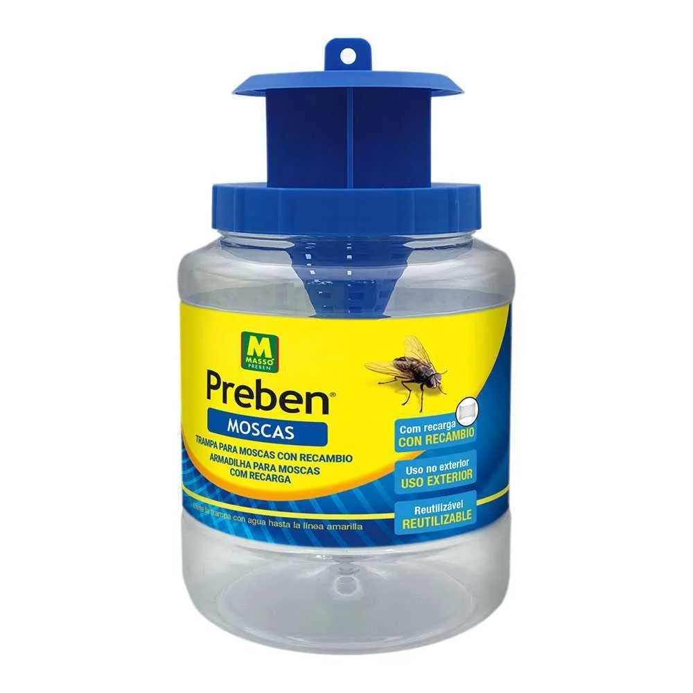 Trampa Ca&ccedil;a Mosques Per a Exterior. Atrapa Mosques, Vespes, Avispons I Moscardons. No Cont&eacute; Insectic