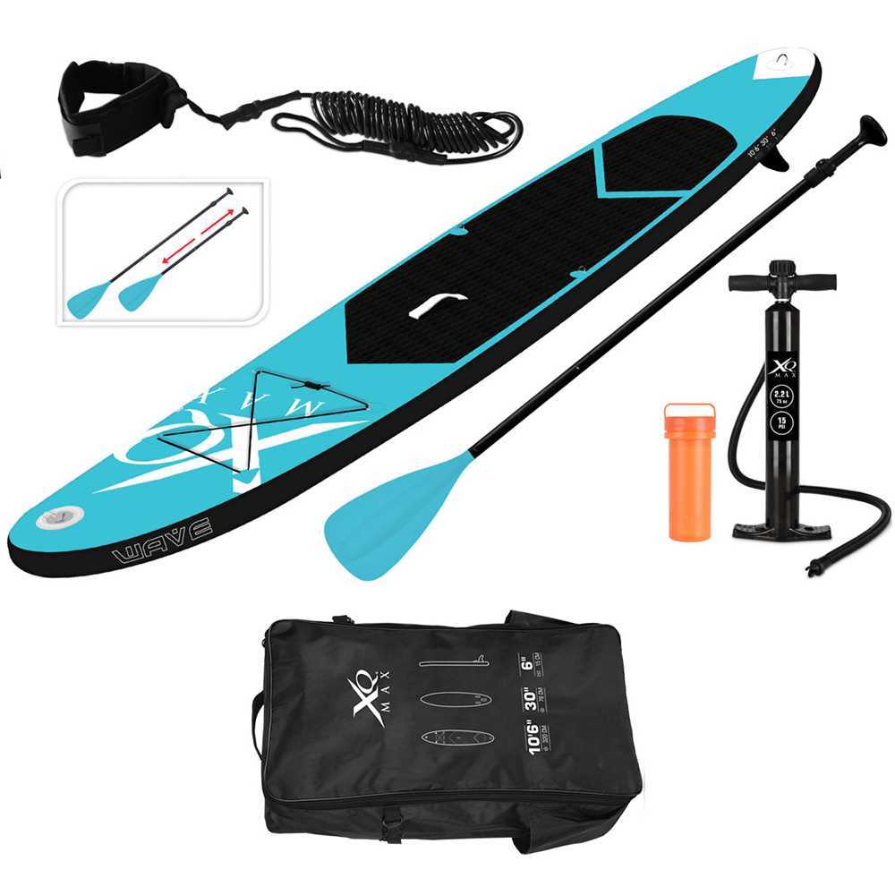 Taula de Stand-Up Paddle Xq Max Inflable Amb Rem Blau 10 X 71 X 285 Cm