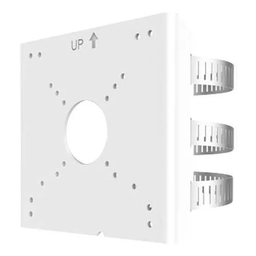Suporte para poste - Para c&acirc;maras bullet - Apto para uso exterior - Intervalo di&acirc;metro 67~127 mm - C