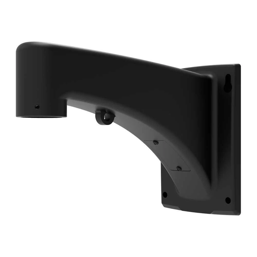 Suporte de Parede - para Domes Motorizadas - Apto para Uso No Exterior - Cor Preta - Passador de Cab